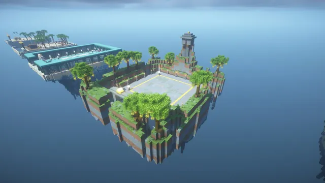 Island Prison Mines, overview jungle temple
