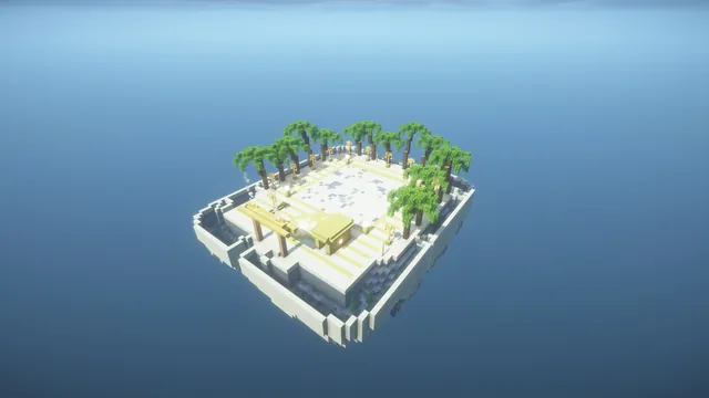 Island Prison Mines, overview palm beach