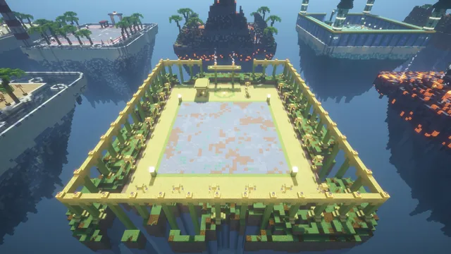 Island Prison Mines, sand mine above