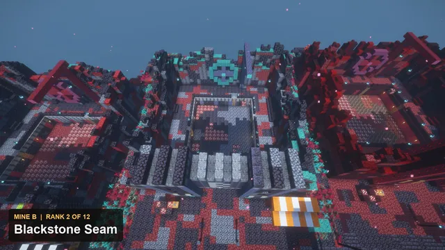 12 Nether Prison Mines, mine B blackstone seam