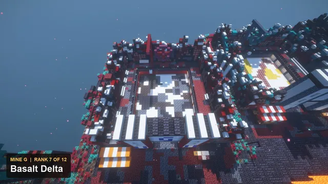 12 Nether Prison Mines, mine G basalt delta