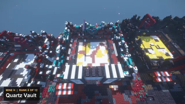 12 Nether Prison Mines, mine H quartz vault