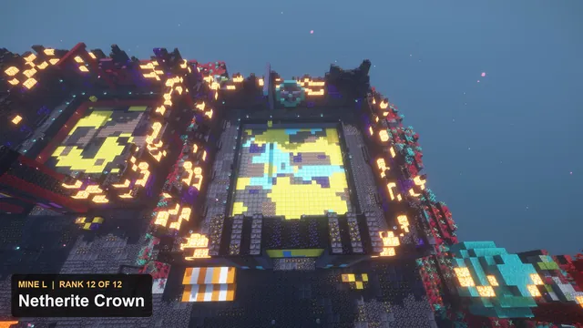 12 Nether Prison Mines, mine L netherite crown