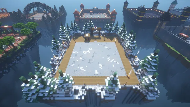 30 Prison Mines, snow mine above
