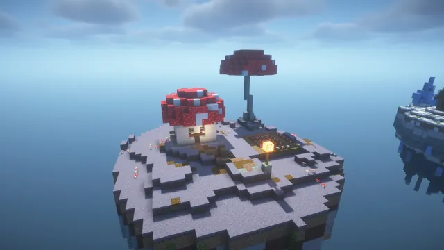 9 Skyblock Islands, mushroom