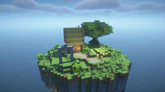 9 Skyblock Islands, jungle