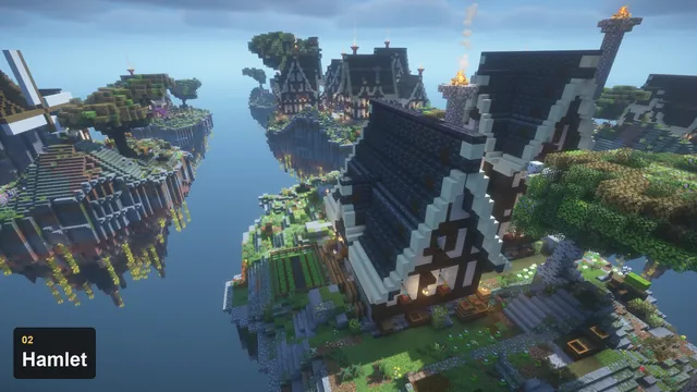 Medieval Skyblock Islands, hamlet
