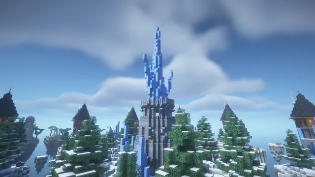 8 Skywars Maps, frost keep ice crystal