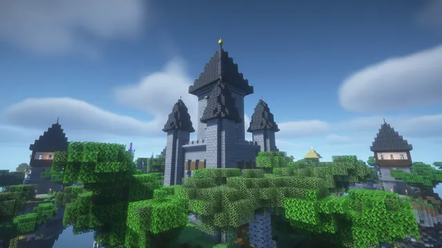 8 Skywars Maps, castle keep middle