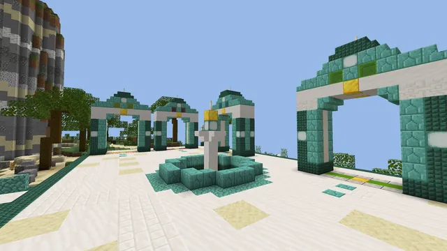 Atlantis Ocean Spawn, portal court dusk
