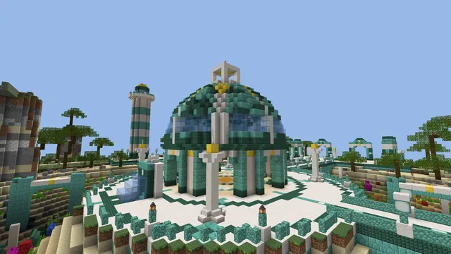 Atlantis Ocean Spawn, temple dusk