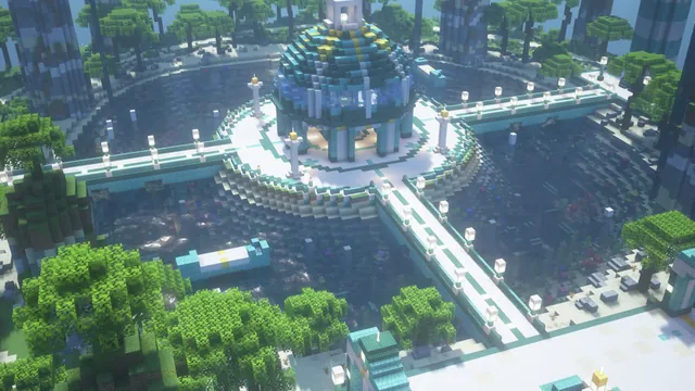 Atlantis Ocean Spawn, lagoon aerial