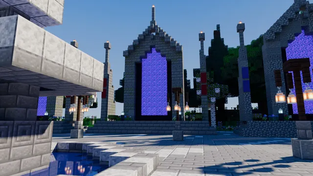 Castle Town Spawn, portals eye