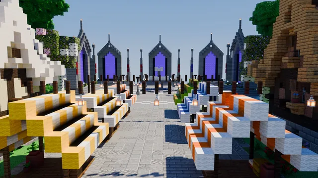 Castle Town Spawn, market street