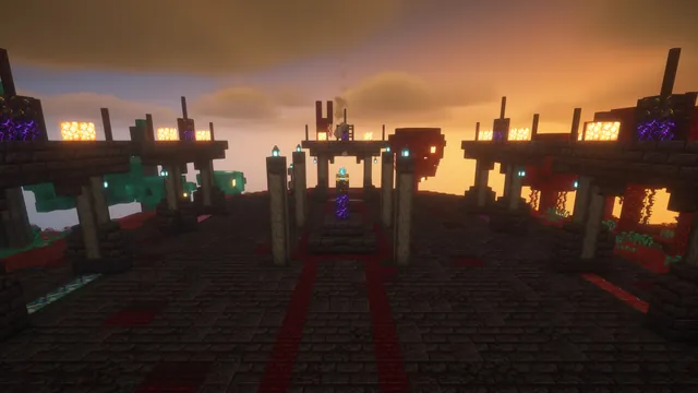 Nether Citadel Spawn, portal court