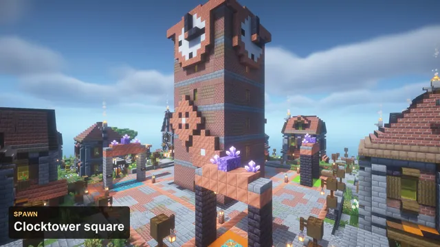 Steampunk Clocktower Spawn, spawn clocktower square