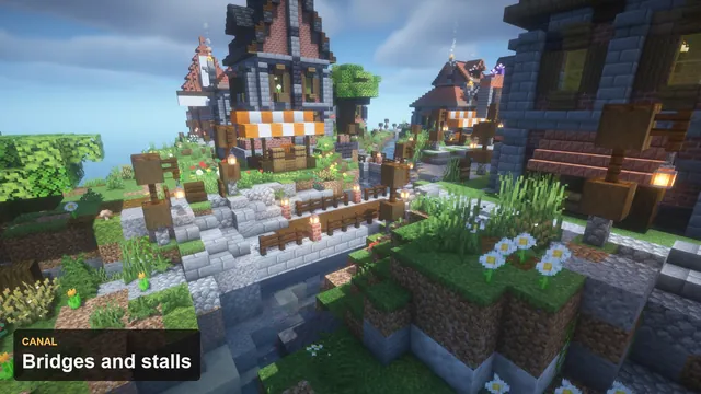 Steampunk Clocktower Spawn, canal bridge
