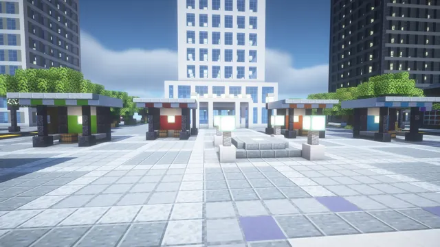 Downtown City Spawn, npc row