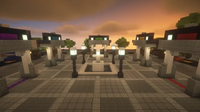 Downtown City Spawn, portal court