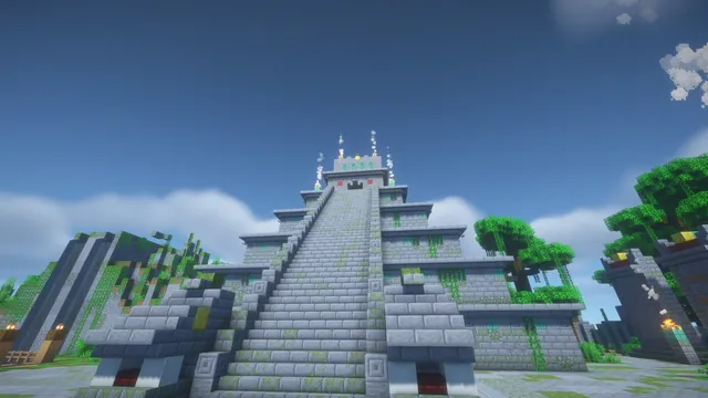 Jungle Temple Factions Spawn, pyramid stair