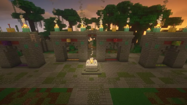 Jungle Temple Factions Spawn, warp gates