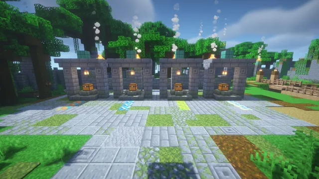Jungle Temple Factions Spawn, crate plaza