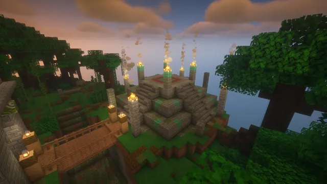 Jungle Temple Factions Spawn, koth outpost