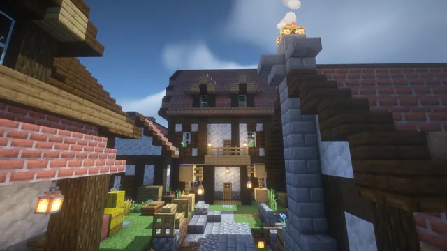 Harbor Town Medieval Spawn, guildhall manor