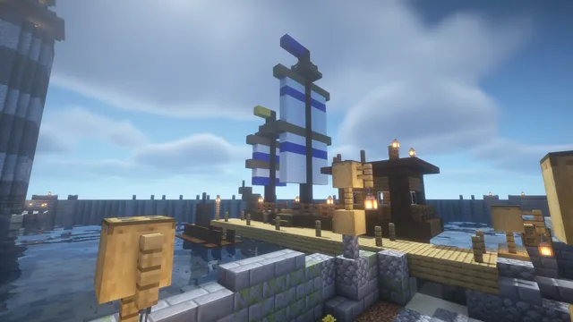 Harbor Town Medieval Spawn, quay and ship