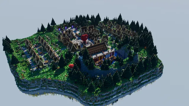 Viking Lifesteal Spawn, island aerial