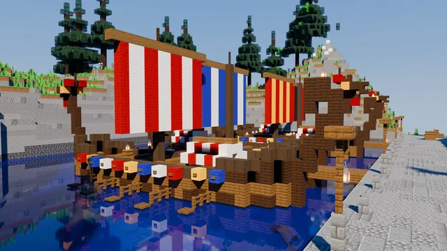 Viking Lifesteal Spawn, longships