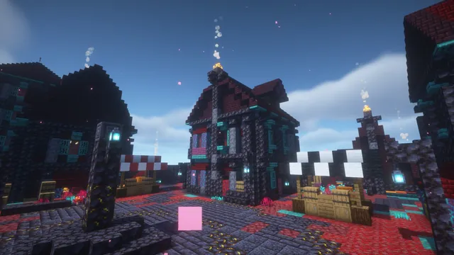 Ashen Citadel Nether Spawn, market plaza