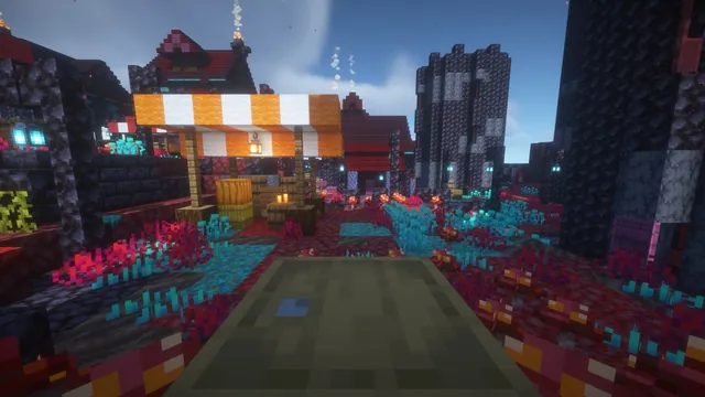 Ashen Citadel Nether Spawn, market street