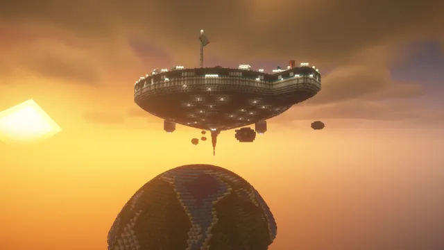 Orbital Station Hub, under hull