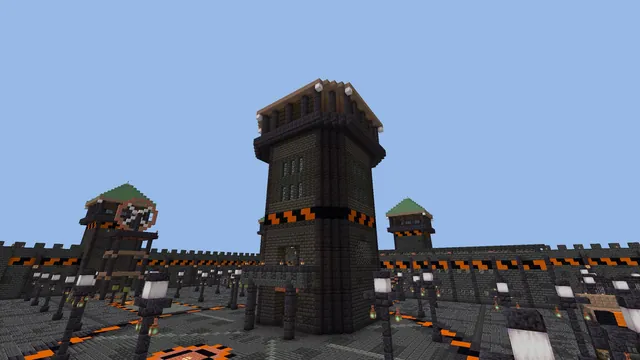 Prison Spawn Warden Tower, warden tower dusk