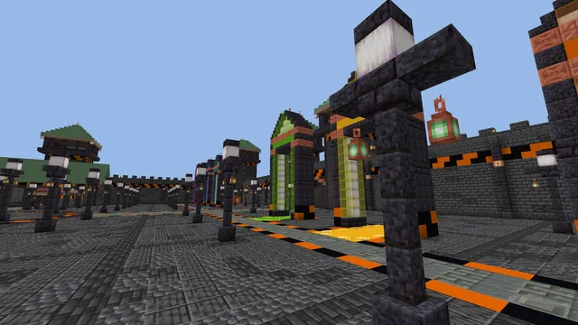 Prison Spawn Warden Tower, rank gates dusk