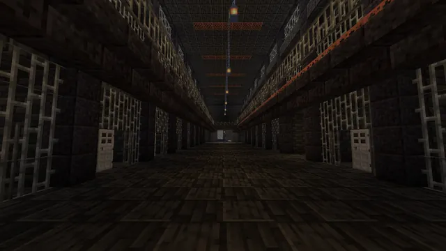 Prison Spawn Warden Tower, cell corridor
