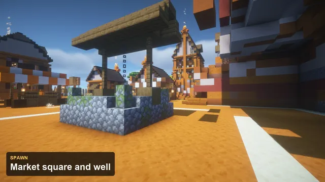 Red Mesa Survival Spawn, spawn market square