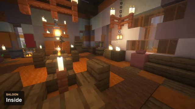 Red Mesa Survival Spawn, saloon inside