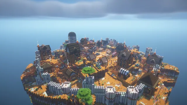Red Mesa Survival Spawn, town from the north