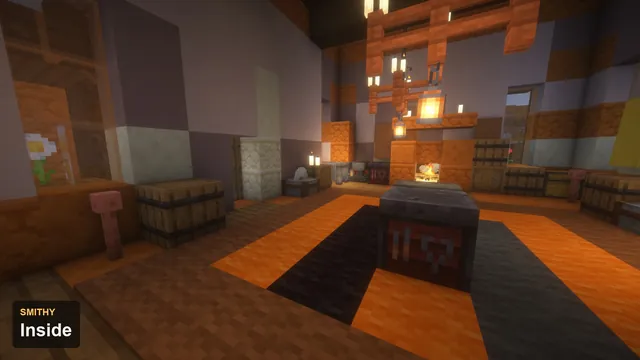 Red Mesa Survival Spawn, smithy inside