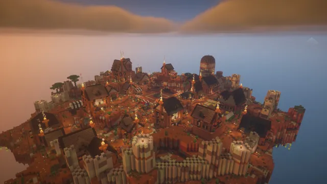 Red Mesa Survival Spawn, mesa at dusk
