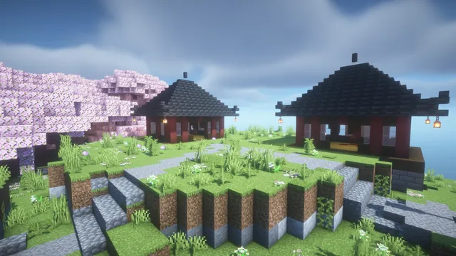 Sakura Temple Spawn, tea houses