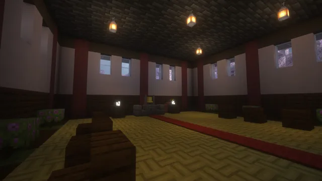Sakura Temple Spawn, temple hall inside
