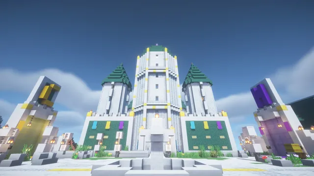 Skyhold Fantasy Spawn, spawn plaza view