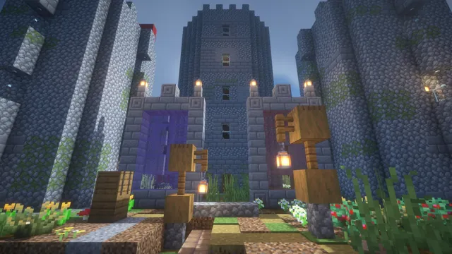 Stonecrown Skyblock Spawn, keep portal gates