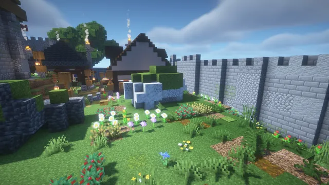 Stonecrown Skyblock Spawn, mining quarter