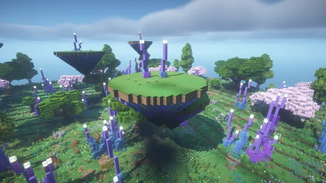 Wild Fantasy Terrain Map, floating isle