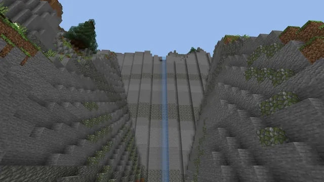 Medieval Valley Terrain Map, gorge falls