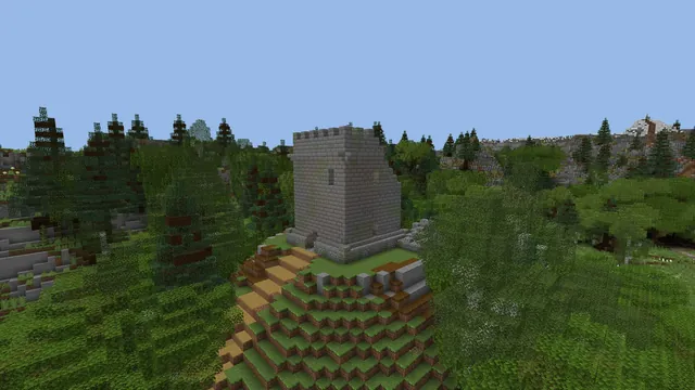 Medieval Valley Terrain Map, watchtower